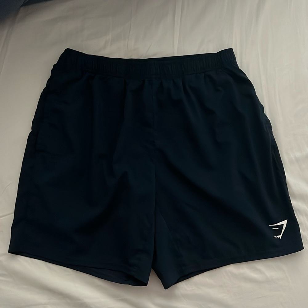 Gymshark Arrival 7” Shorts, Navy, Medium
